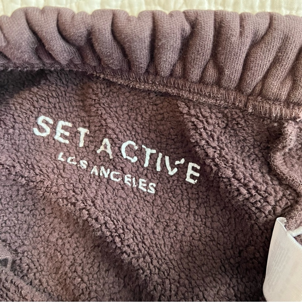 Set Active Sweatpants Espresso Brown Large - Picture 8 of 12